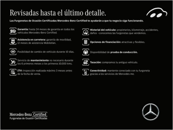 Mercedes-benz Vito 2.0 CDI 120KW 116CV TOURER PRO SWB L 163CV 4P 9PLAZAS 12